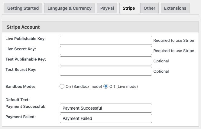 PayPal y Stripe - Contact Form 7