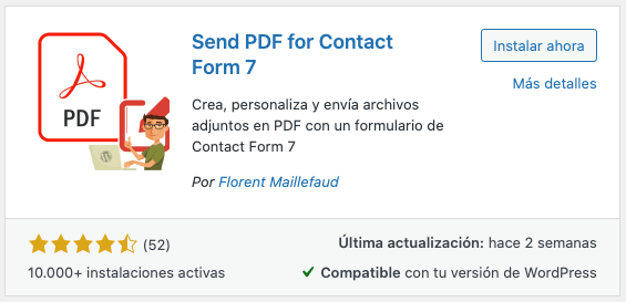 PDF - Contact Form 7