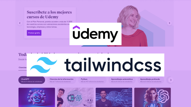 Tailwind CSS » Udemy.com